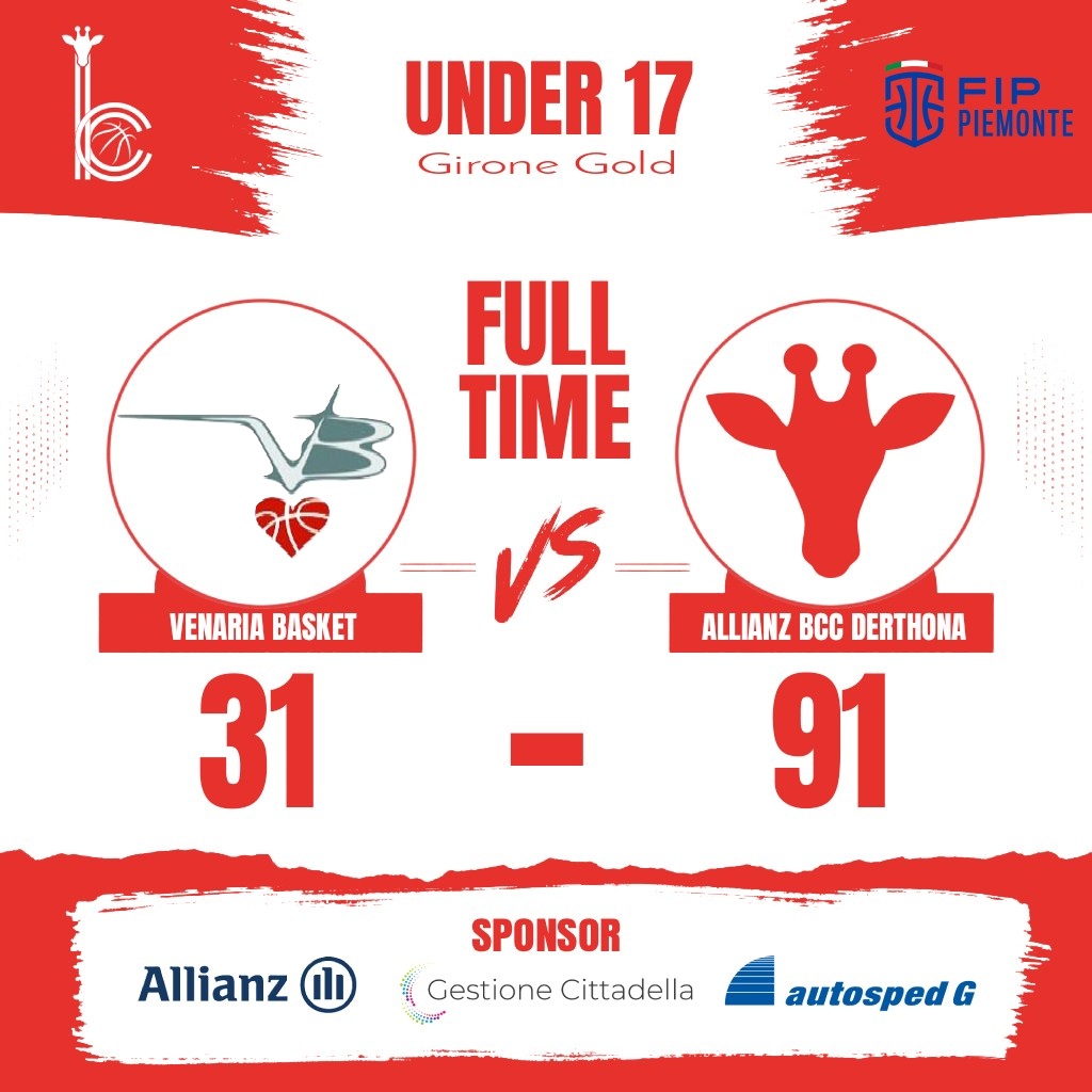 Under 17: l’Allianz vince anche a Venaria