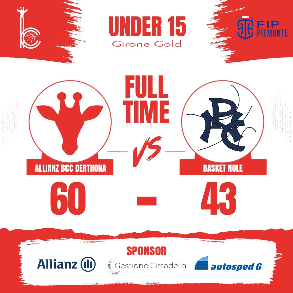 Under 15: prima vittoria per le giraffe