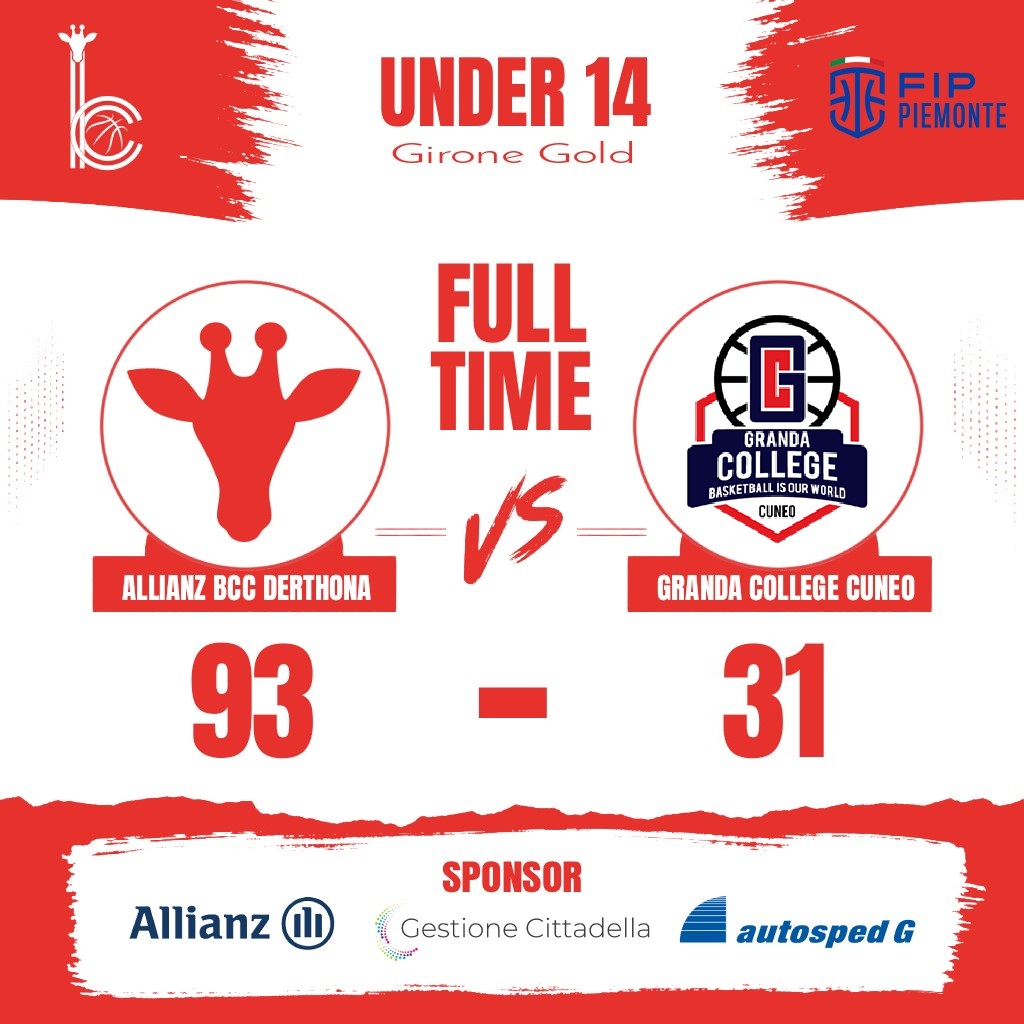 Under 14: Allianz, debutto col botto